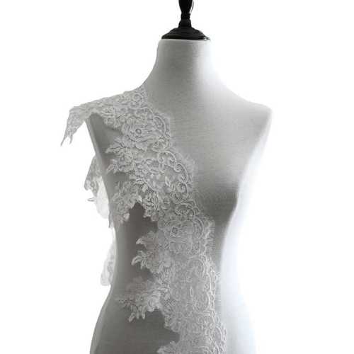 3米长睫毛车骨手摇车骨蕾丝花边 婚纱头纱外景拍摄道具diy装饰