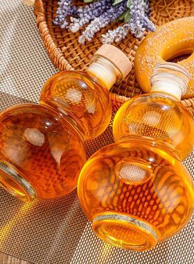 创意葫芦瓶玻璃酒瓶茶饮瓶冷萃瓶果酒瓶密封空瓶子可定制瓶身印刷