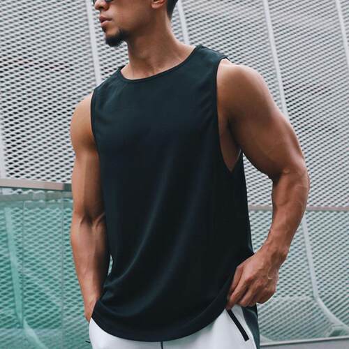 Summer shirt for men tank top sports fitness vest 男运动背心