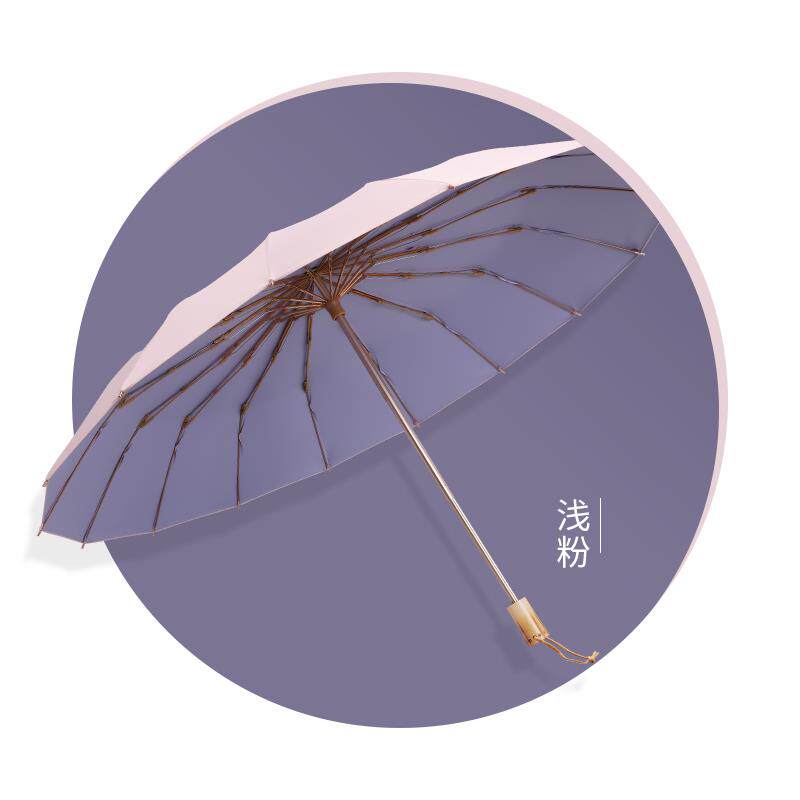 新款风2太4骨日系复古风加固抗大号外雨伞晴雨两用遮阳防紫线男女