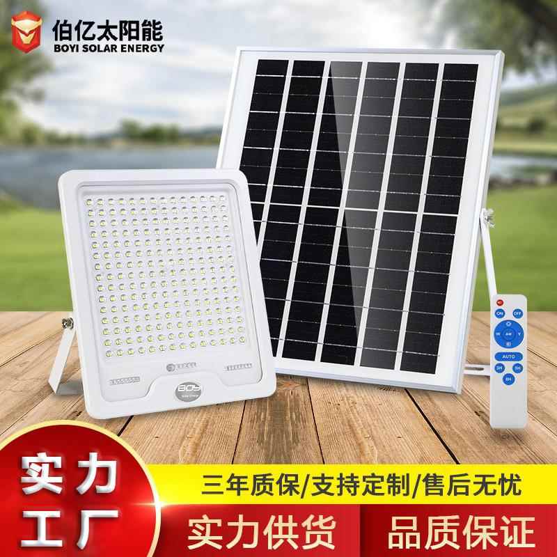 太阳能投光灯 户外LED防爆模组大功率防水遥控惠民广告牌投光灯