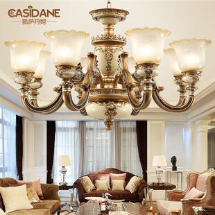 欧式 吊灯厅别墅大厅8160奢华古大气高档酒店家客用复灯古卧室仿树