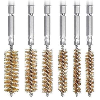 6Pcs Polishing Brush Manual Brush Wire Brush for Drill