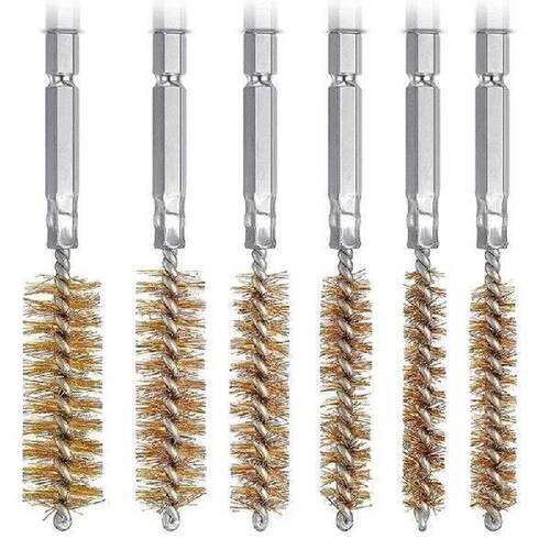 6Pcs Polishing Brush Manual Brush Wire Brush for Drill