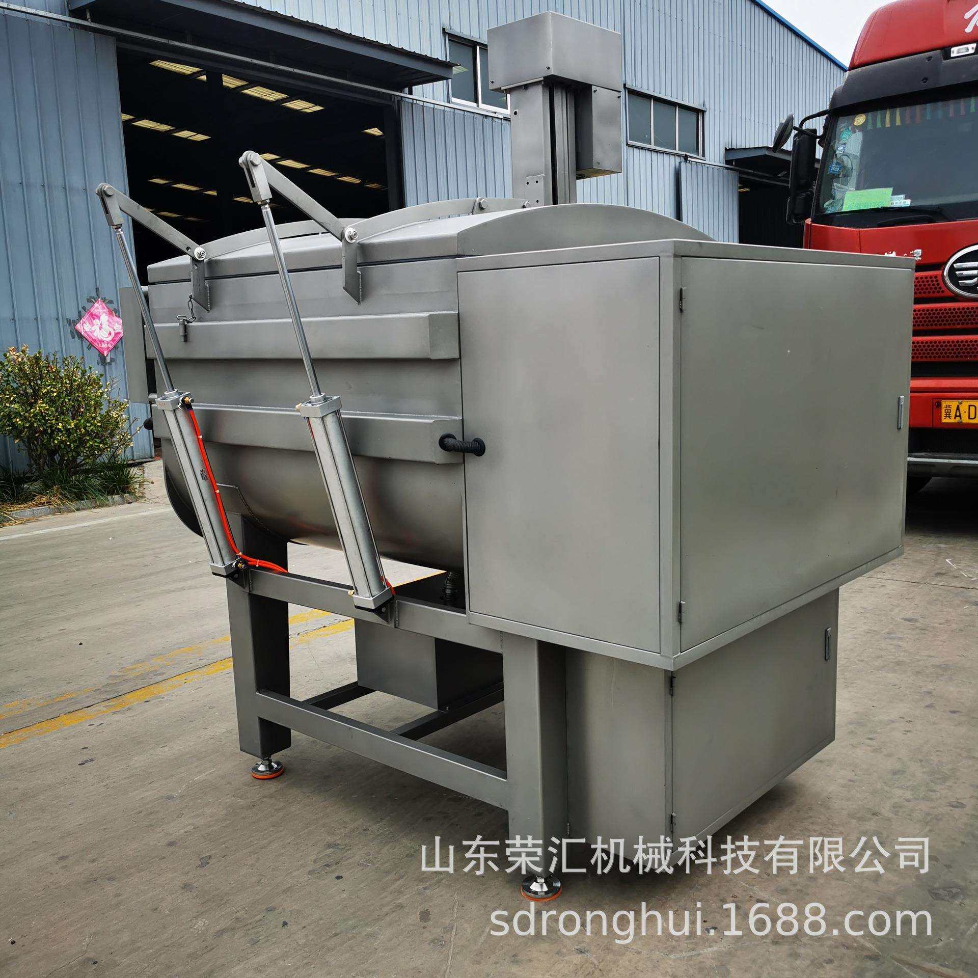 真空拌料机 肉丸鱼丸香肠商用拌陷机 饺子混沌馅料自动拌馅机优惠