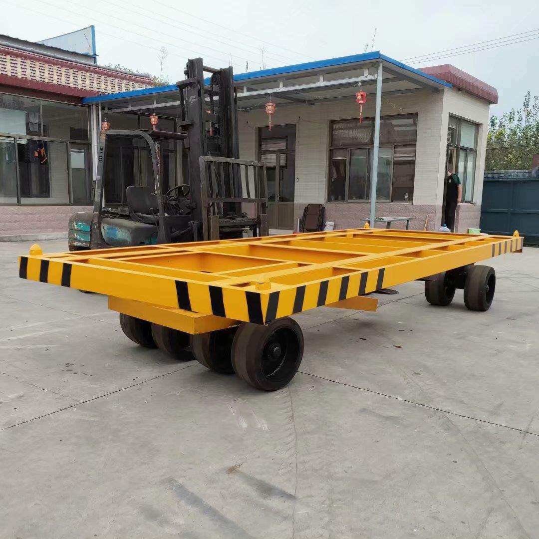 30吨集装箱框架拖车6100*2450*8504万骨架重型物流工矿平板车
