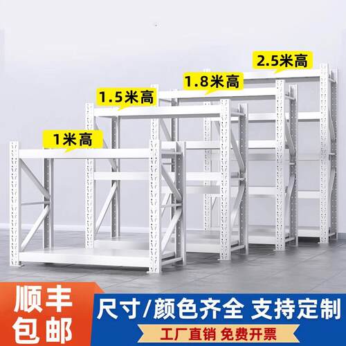 货架置物架多层仓库仓储家用阳台展示地下室超强承重型快递超市架