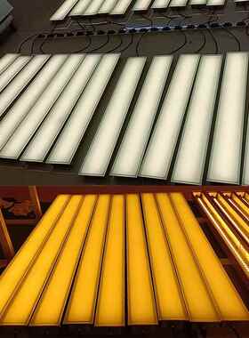 ED长条发光户地外防水L地砖灯条形条埋灯嵌入式线条长QKA形地板幻