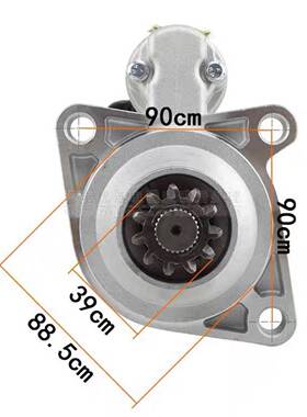 适用玉柴4D/4108起动机马达D30-3708100起动机马达24V11齿起动机