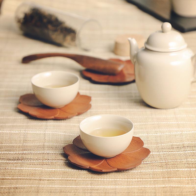 红檀木木杯垫新中托式创意质咖啡垫子隔热红木茶/杯茶杯垫茶盘具