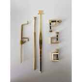 制作小提琴工具音柱钩音柱夹音柱长度卡尺 衬条夹 铜方夹