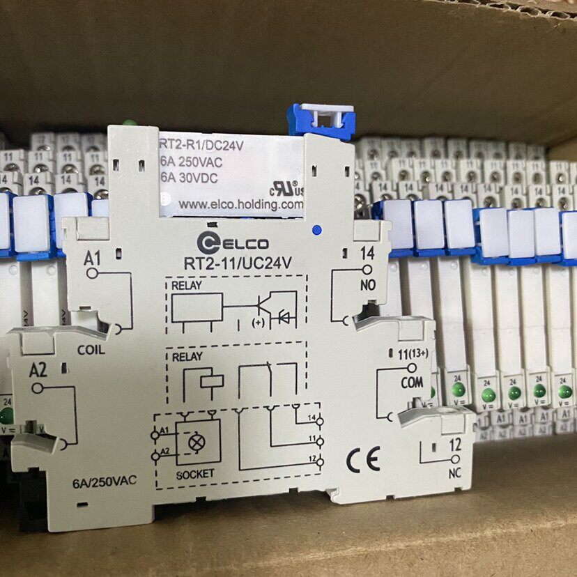 原装宜科继电器 RT2-R1 DC24V 60V RT2-11/UC24V RT2-11/UC230V