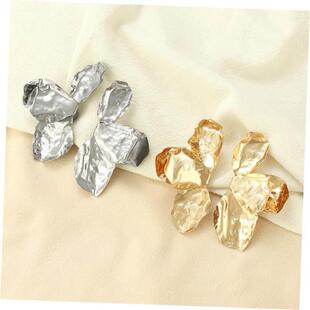 retro Fashion exaggeration Senior sense flower earring花耳钉