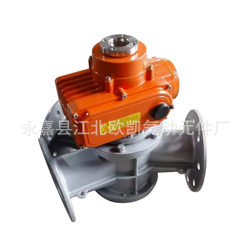 厂家 三通柱塞式换向阀 电动换向阀不锈钢粉料换向阀分路器