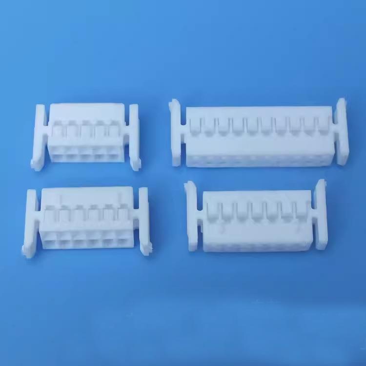 PHD带扣连接器/双排扣两侧带扣间距2.0胶壳双6P8P塑壳SXV端子连接