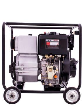 大马力柴油机4寸污水泵泥浆泵YT40CB便携式汽油清淤泵防汛泵YT40B