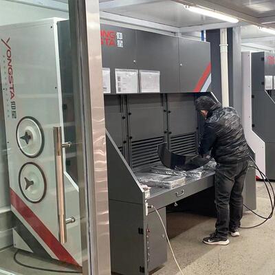 定制工业干式脉冲打磨除尘台石材金属抛光打磨除尘一体机
