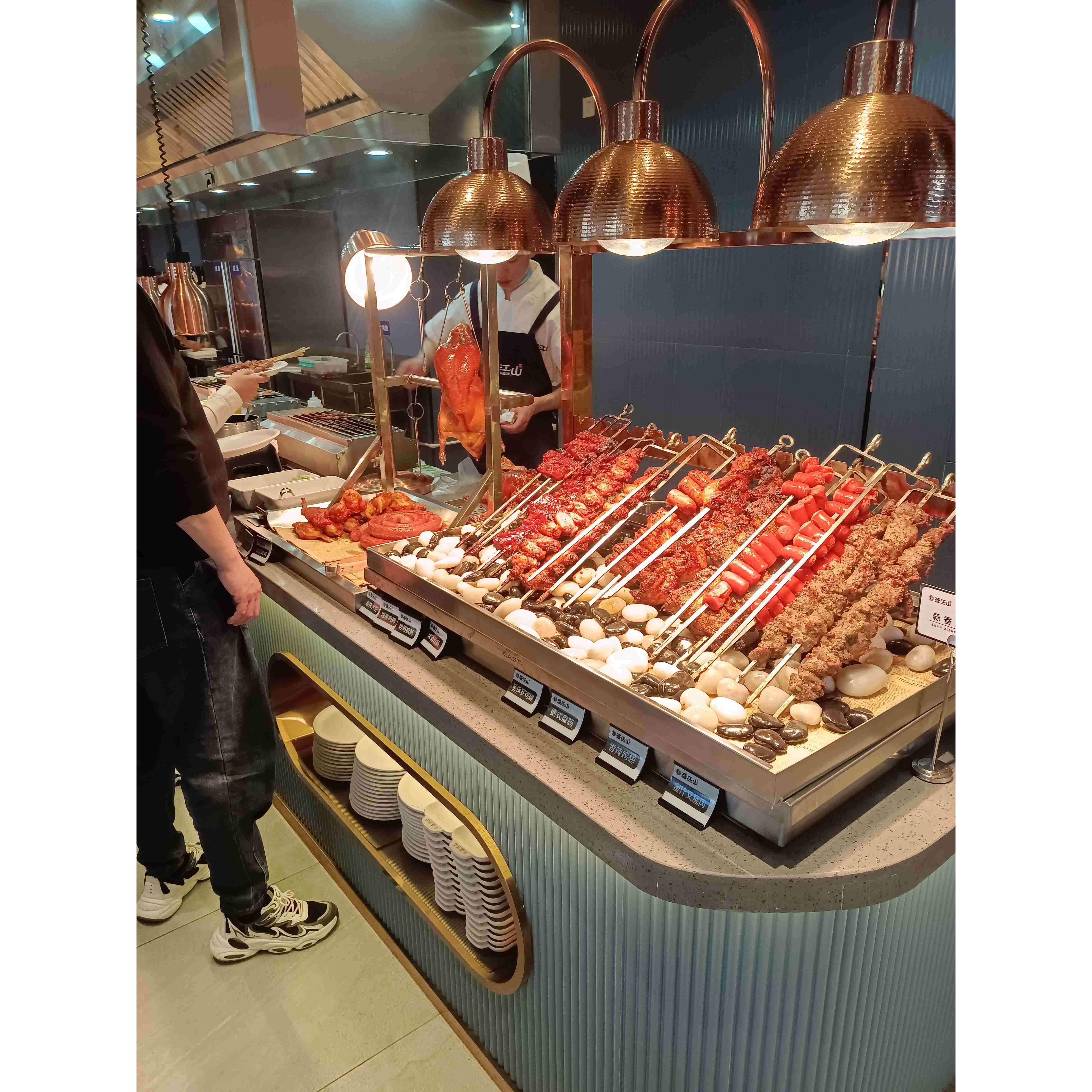 星菲特食物保温暖菜炉自助餐加热灯自助餐炉304不锈钢自助餐炉