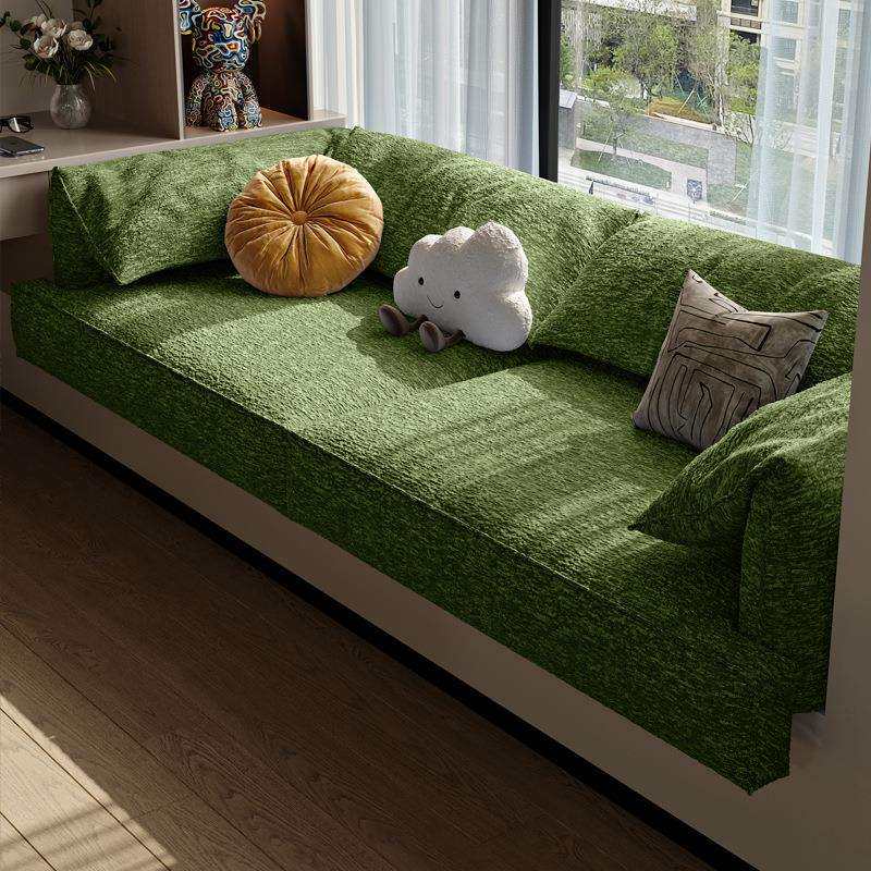 意式奶油风飘窗垫窗台垫客厅阳台垫子大象耳朵沙发小户型懒人沙发