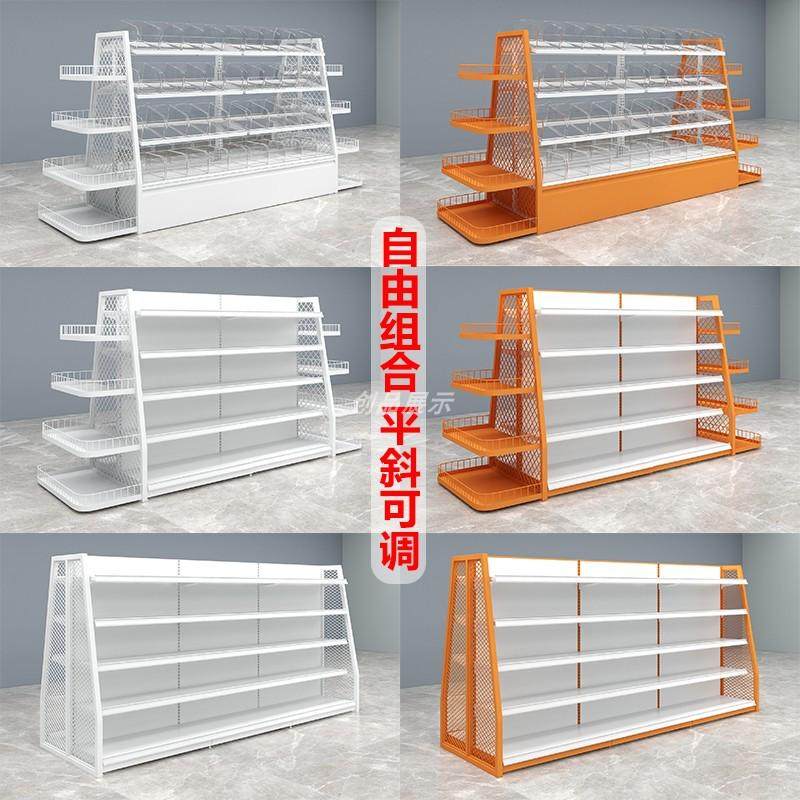 赵一鸣货架零食中岛双面休闲好想来食品架中岛货架超市散称柜散货