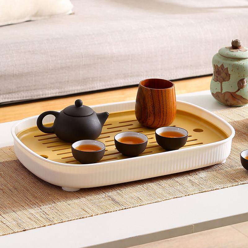 家用长方形现代茶盘 小清新简约茶杯托盘 北欧风格小型茶托盘
