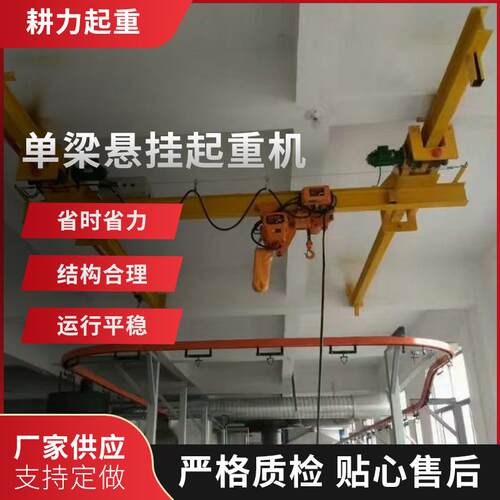 变频单梁悬挂起重机双葫芦单梁悬挂起重机车间单梁悬挂起重机
