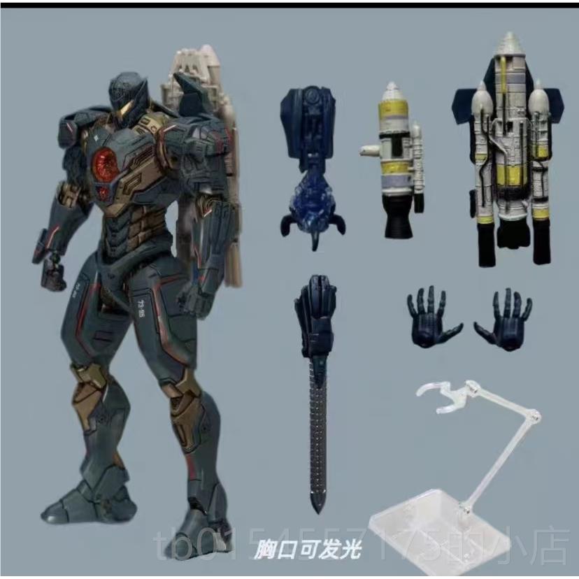 正品NECA环太平洋甲机甲模型危复仇险流装手办玩具者男子礼物