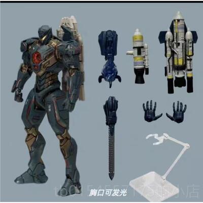 正品NECA环太平洋甲机甲模型危复仇险流装手办玩具者男子礼物
