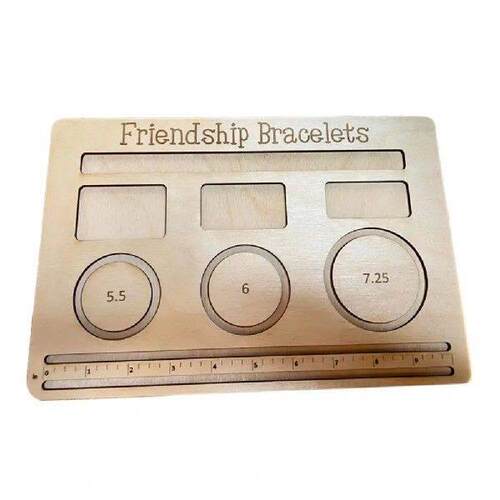 Jewelry Crafting Board Bamboo Jewelry Bracelet Making Tool
