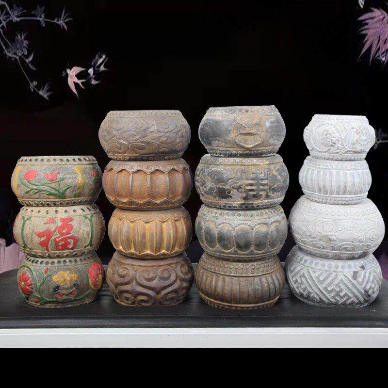 青石墩子底座彷古柱墩石柱顶柱基石木柱石鼓底座柱础石筑基石柱石
