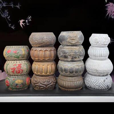 青石墩子底座彷古柱墩石柱顶柱基石木柱石鼓底座柱础石筑基石柱石