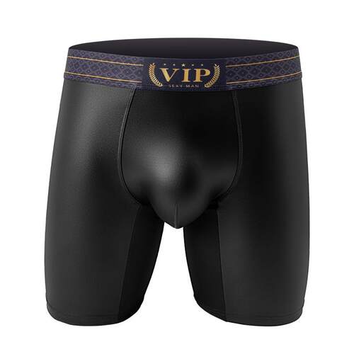 Imitation leather men's underwear, extended men's flat