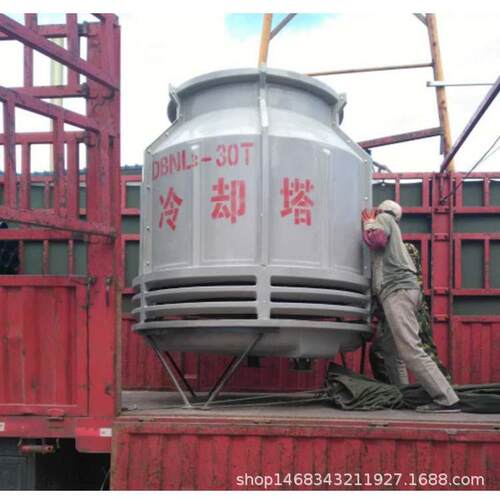 玻璃钢冷却塔圆形逆流式冷却塔圆形工业通用水塔现货