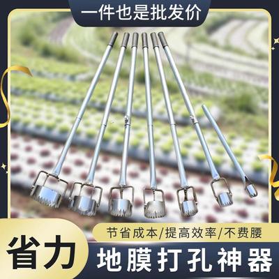 新款地膜打孔神器破膜种植开孔戳膜打洞器大棚扎眼打眼器农用工具