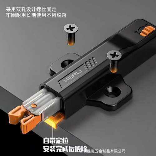 新款卡扣式高柜门自锁反弹器免拉手按压式重型自动回弹按弹器开门