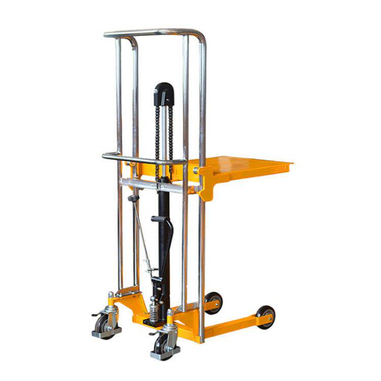 手动平台车液压350KG 移动升降平台液压模具台小型手推装卸平板车