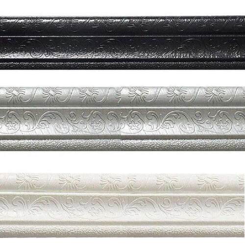 3D Foam Wall Stickers Self Adhesive Waterproof Baseboard