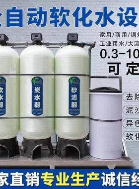 软水设备全自动大型工业锅炉软化水处理供应井水地下除垢软水机