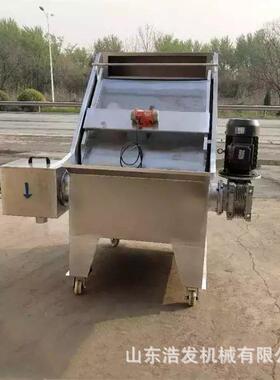 自上料泡粪干湿分吸离机80型AYG0全自动固液脱水机不锈水钢式挤粪