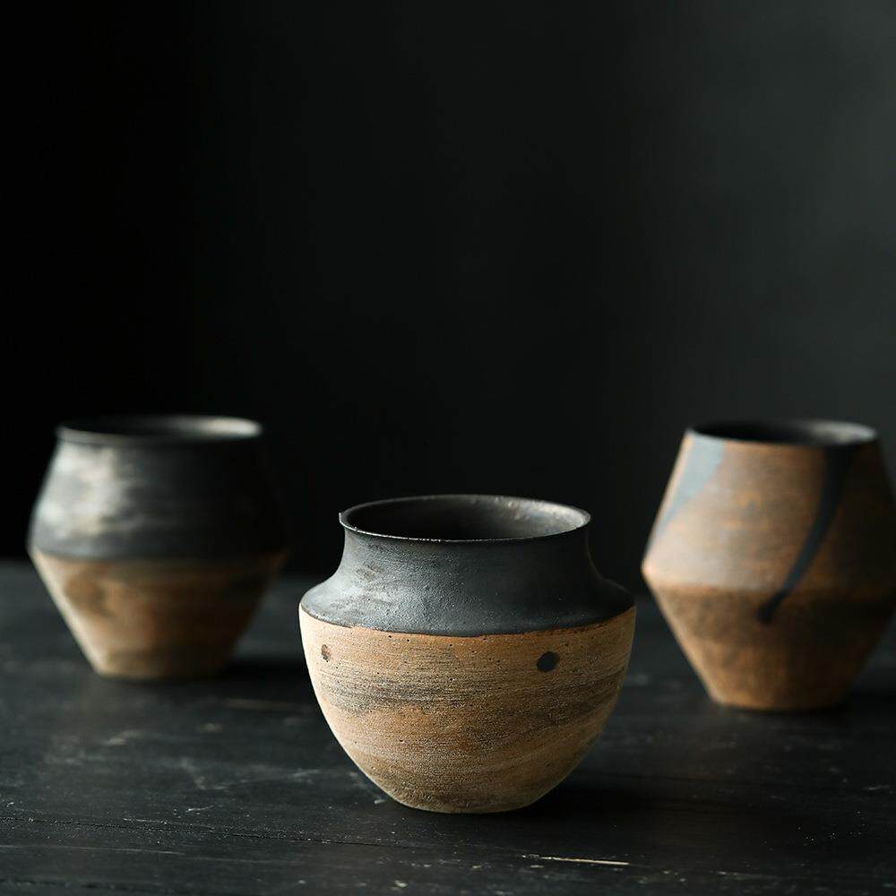 陶艺家作品系列茶洗陶瓷手作建水渣斗水盂茶洗茶道茶具配件