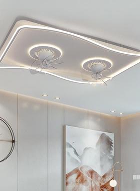 2025D款客厅NBTL简E吸顶灯摇头风扇灯现代约全屋新套装客厅卧室灯