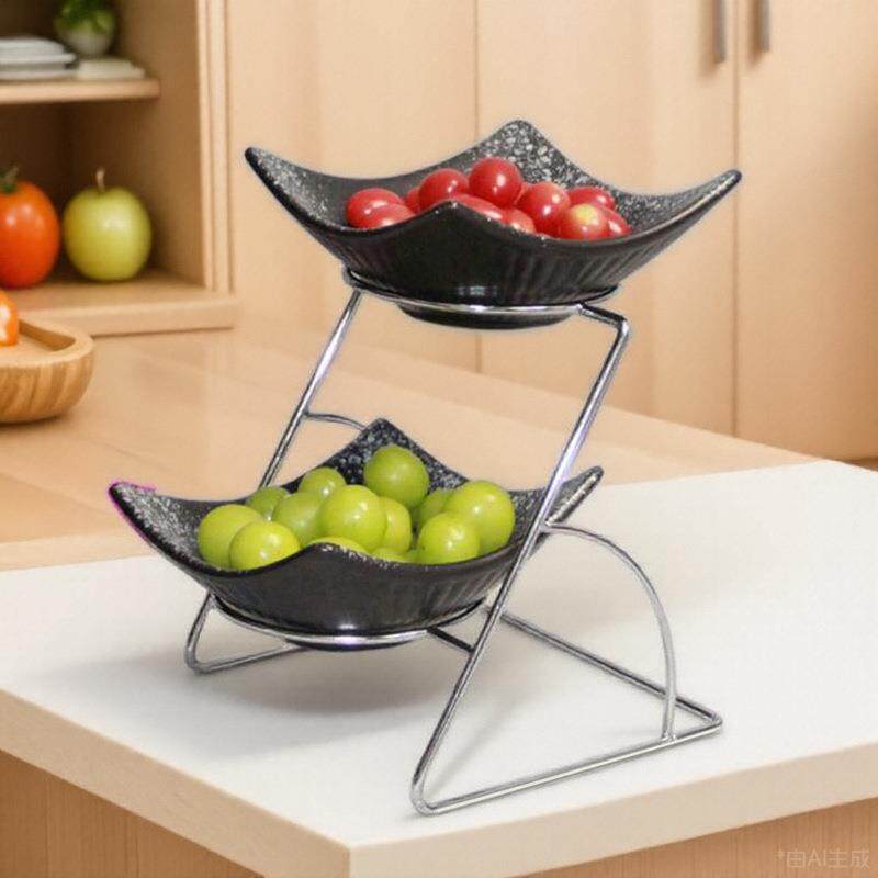 晶鑫餐具酒店早餐器皿自助餐台食物展示架冷餐摆台点心糕点水果盘