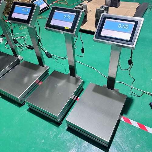 食品厂用304不锈钢PC台秤400*500电子台秤通讯功能选配