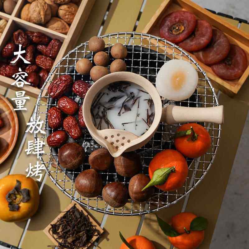 铸铁日式迷你炭炉烧烤取暖碳炉炉围户外火网红炉煮茶一全套家用室