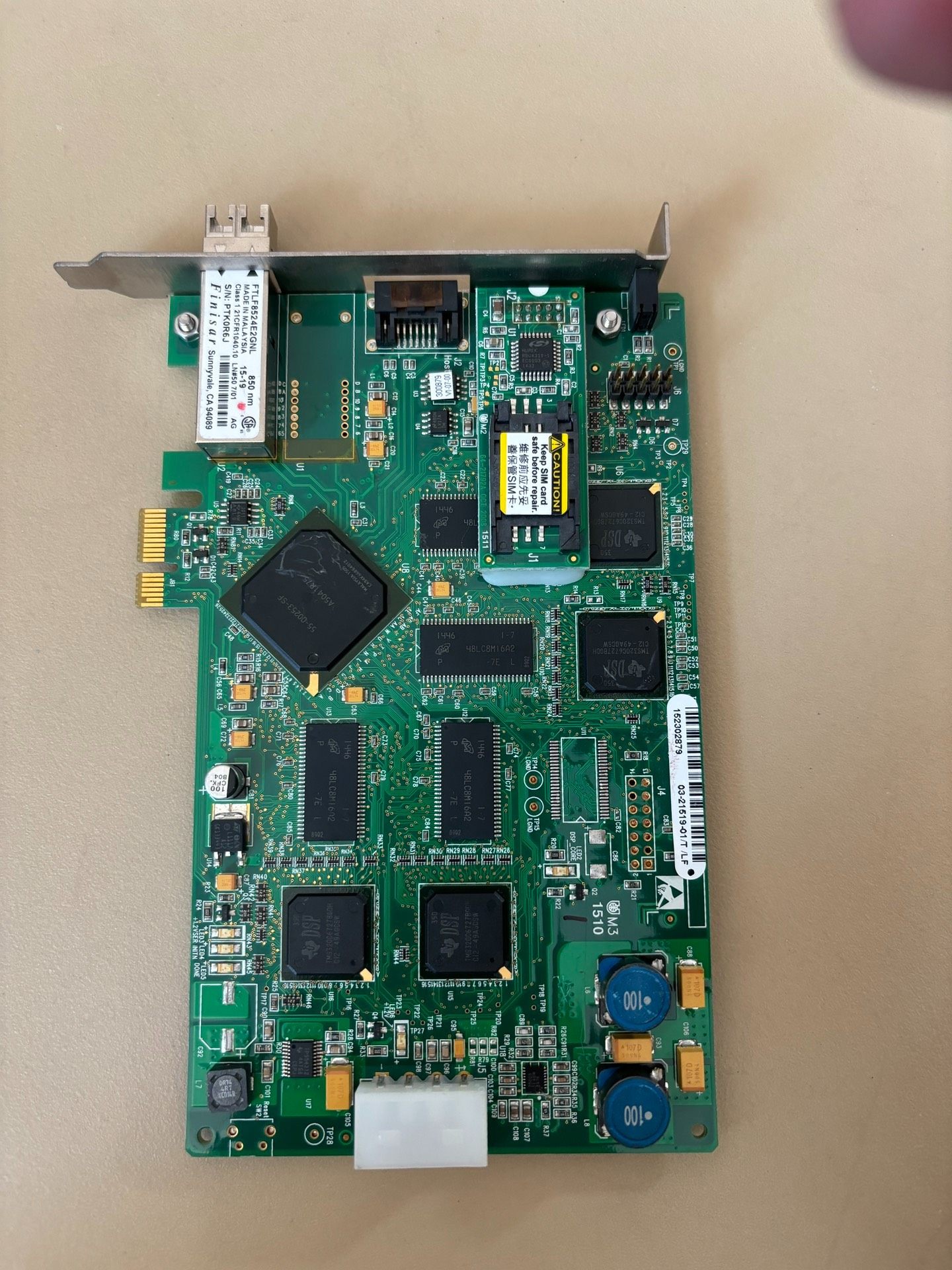 光纤板：03-21519-01成色如图