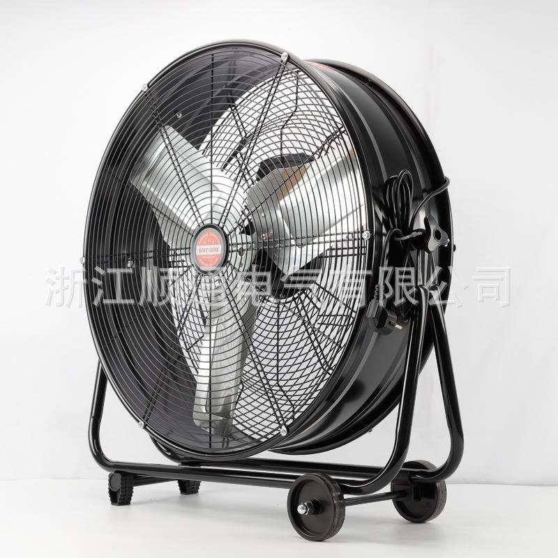 移动式工业风扇 工厂车间大风力落地工业风扇永磁无刷直流鼓风机
