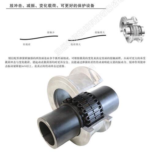 T05 T10 T61蛇形弹簧联轴器JS大扭矩弹性联轴器蛇簧联轴器