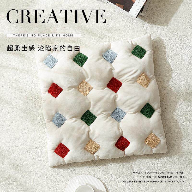 学生坐垫椅垫四季通用钩花冬季餐桌座垫屁垫冬天坐垫餐椅椅子垫