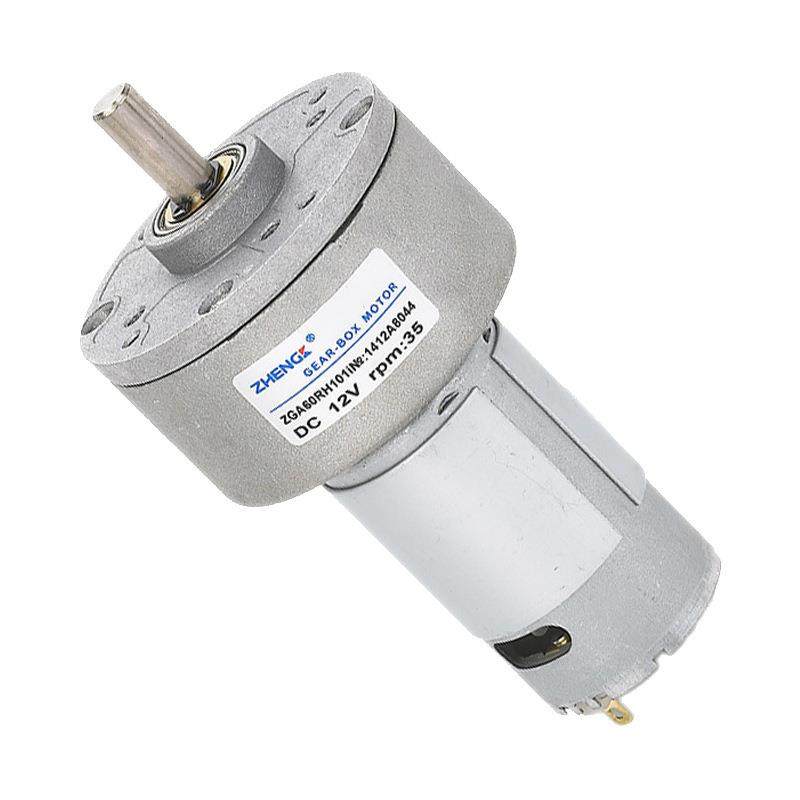 正ZGA流0RH-G减速马6达60mm微型直减速电机12VXWP24科V输出軸中心