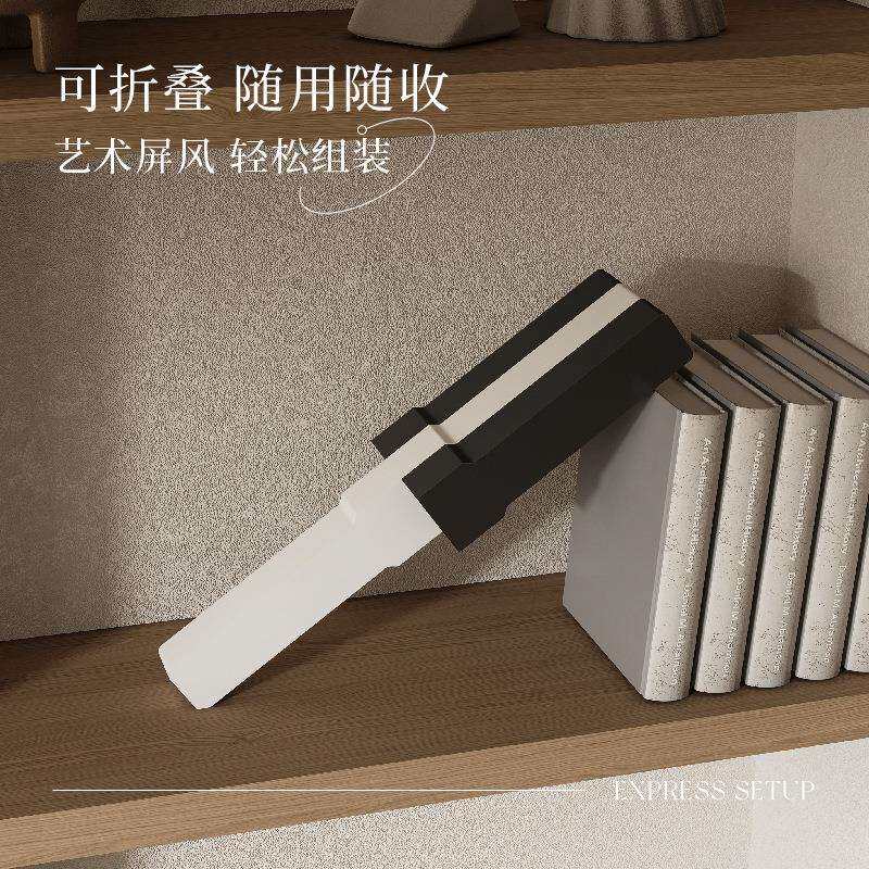 十八纸可折叠桌面移动屏风防飞沫办公桌隔板挡板隔断折叠便携